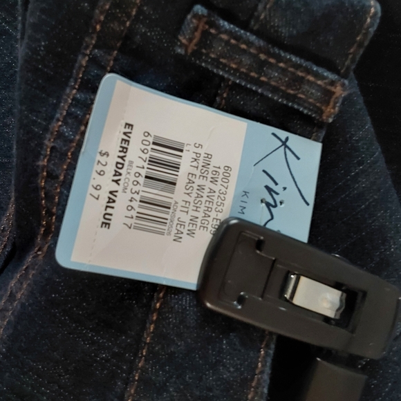 NWT Kim Roger's Women's! 16W Average Easy Fit Denim Jeans - Picture 6 of 6